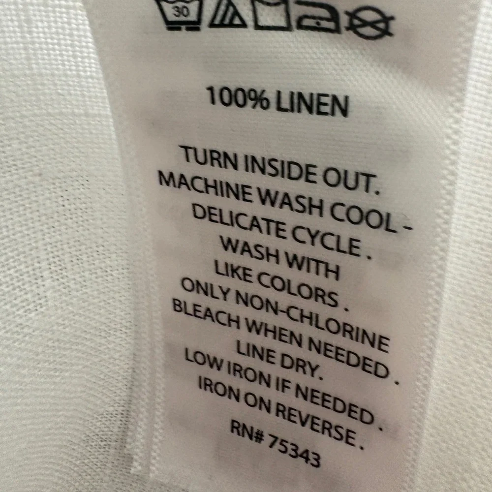 Jones New York Women's White Jean Jacket - Picture 7 of 7